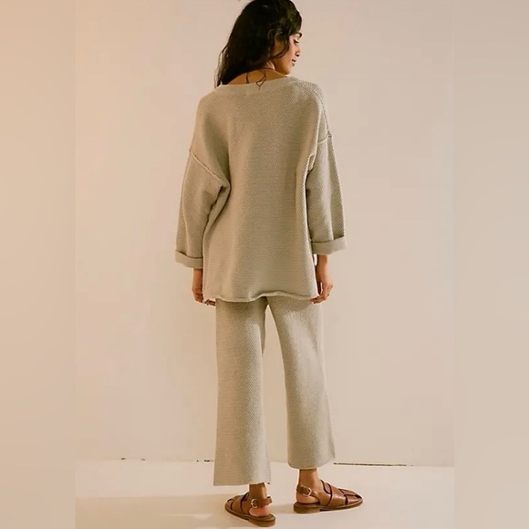 NWOT Free People Hailee Sweater Set Khaki - Picture 9 of 10